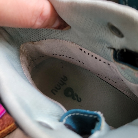 Ahnu Blue and Gray Women's Sneakers - Picture 7 of 8